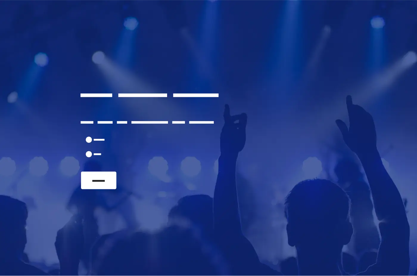 Kyselytutkimuskysymyksen taustalla on konserttiyleisöä