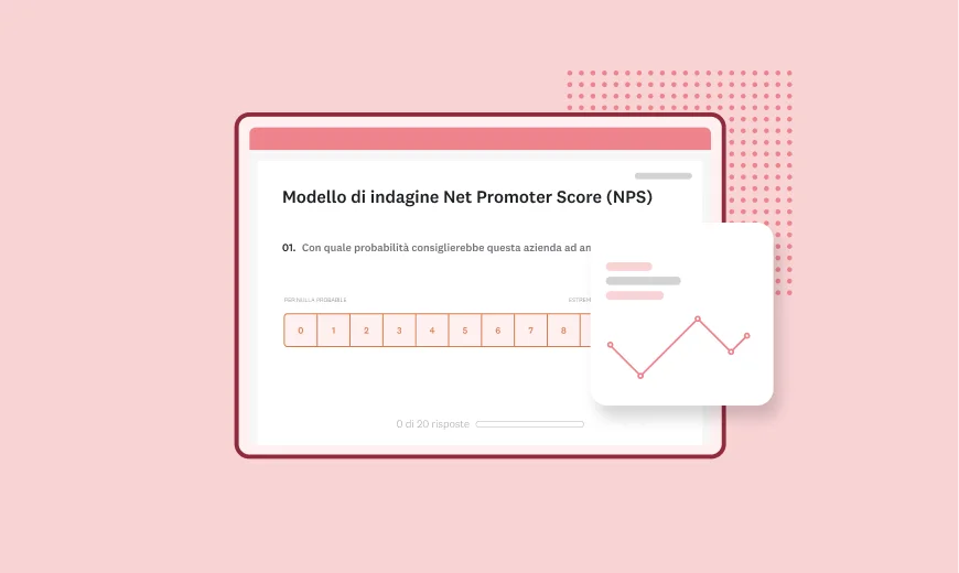 Schermata del modello di indagine Net Promoter Score di SurveyMonkey