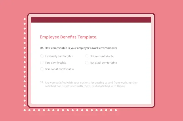 Employee benefits survey template
