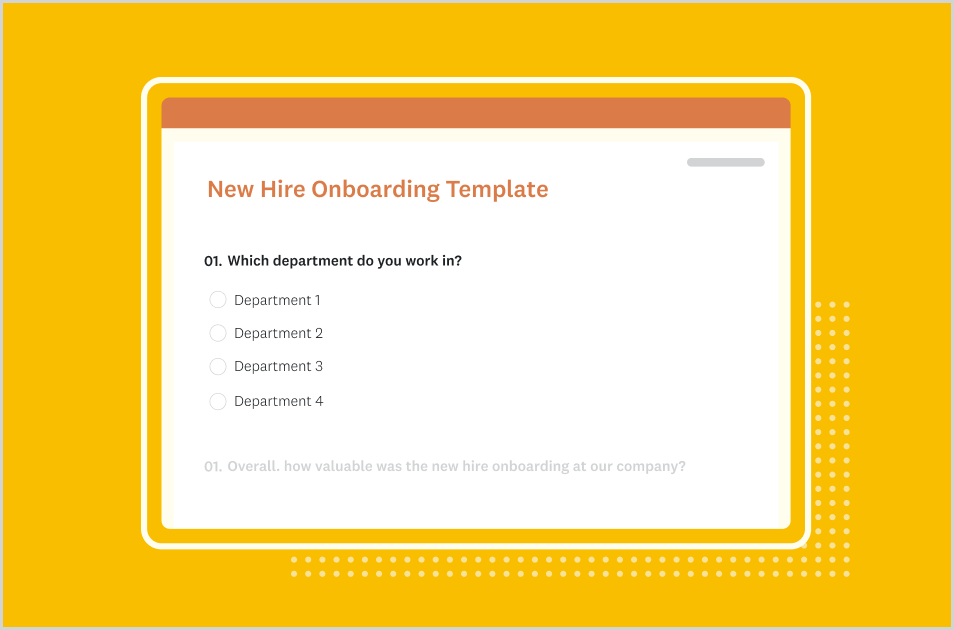 New hire onboarding survey