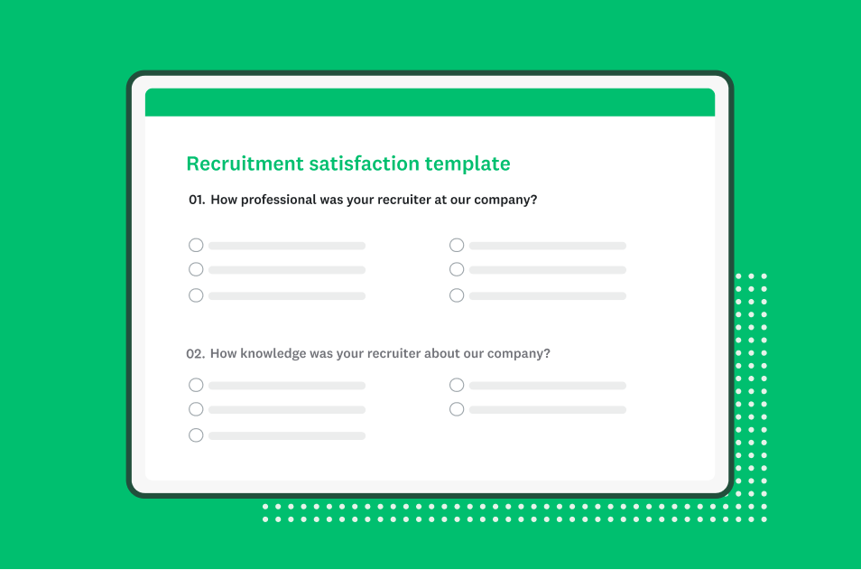 Recruitment satisfaction survey template